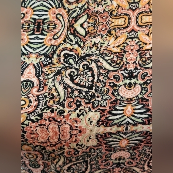 LulaRoe Stretchy Pullover Short Sleeve Print Midi Dress - Size XS - Picture 4 of 6